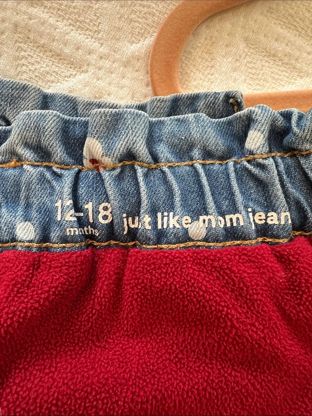 Baby Gap Minnie mouse fleece lined jeans